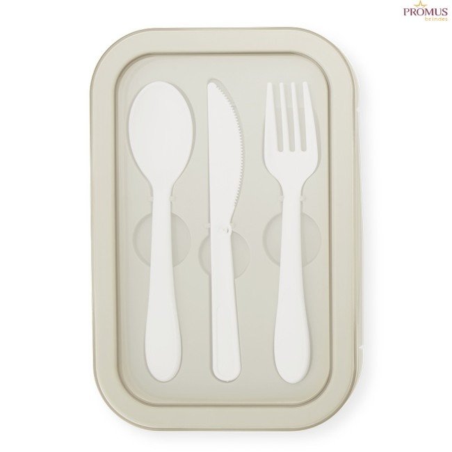 Marmita Hermética Plástico 1L  Personalizada - H3584