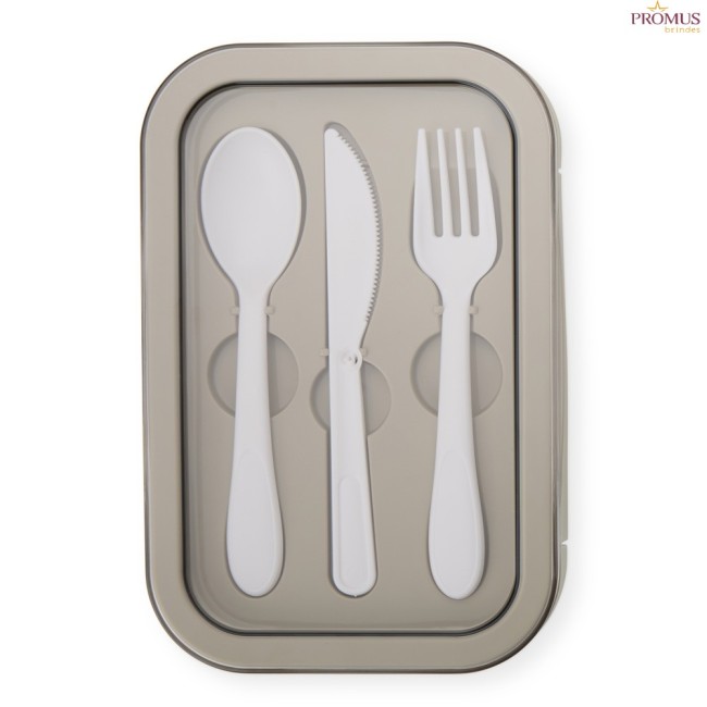 Marmita Hermética Plástico 1L  Personalizada - H3584