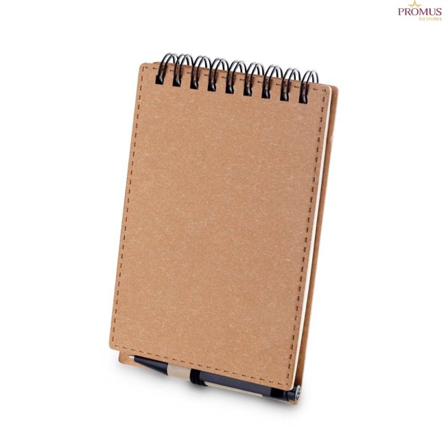 Mini caderno de Anotações com Caneta Personalizado - H3360