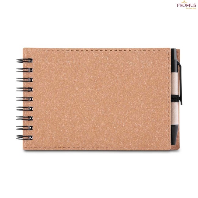 Mini caderno de Anotações com Caneta Personalizado - H3360