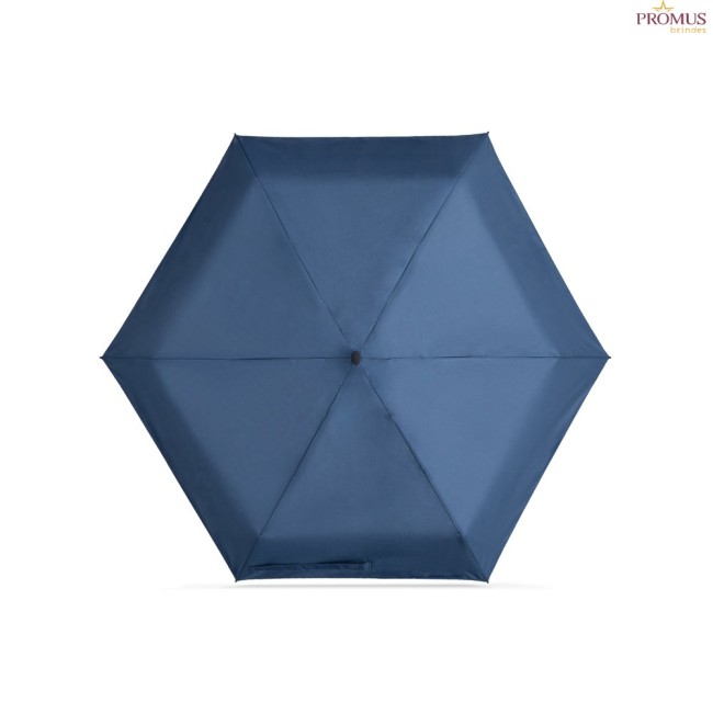 Mini Guarda-Chuva Compacto 19" em Pongee 190T com Estojo em EVA H990174