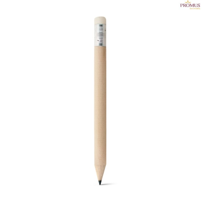 Mini Lápis de Madeira Compacto com Logo H510759