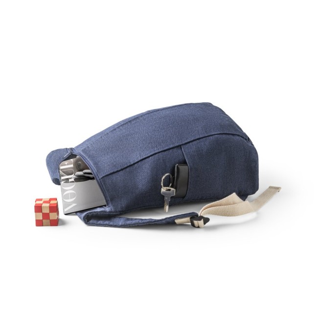 Mochila casual em denim reciclado (300 g/m²) H920094