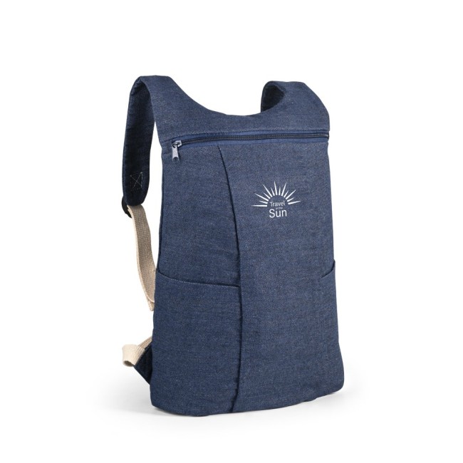 Mochila casual em denim reciclado (300 g/m²) H920094
