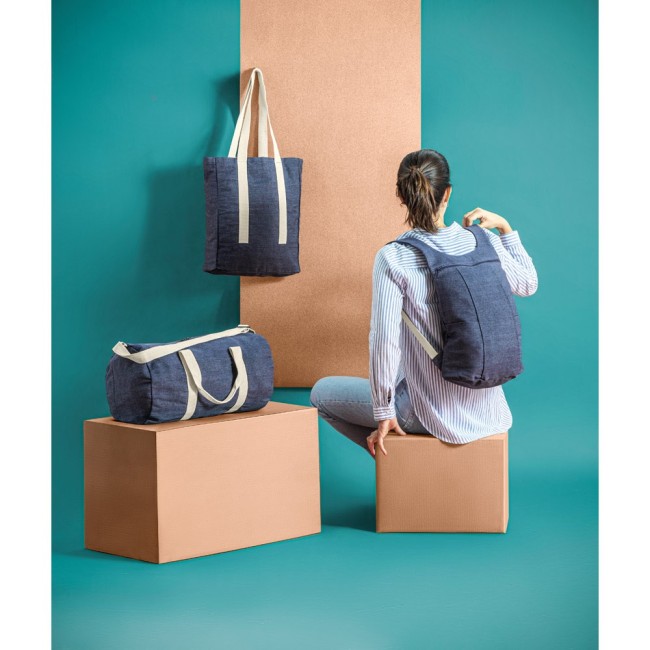 Mochila casual em denim reciclado (300 g/m²) H920094