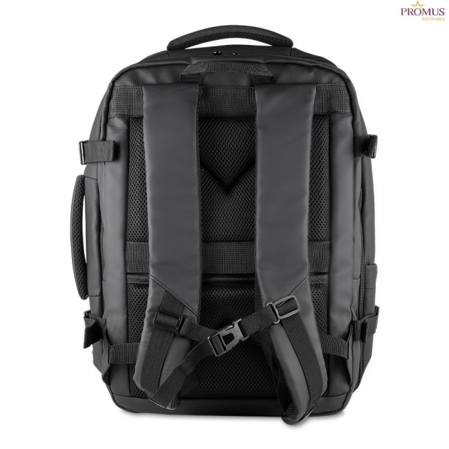 Mochila com Compartimento a Vácuo e Expansor Personalizada - H3668