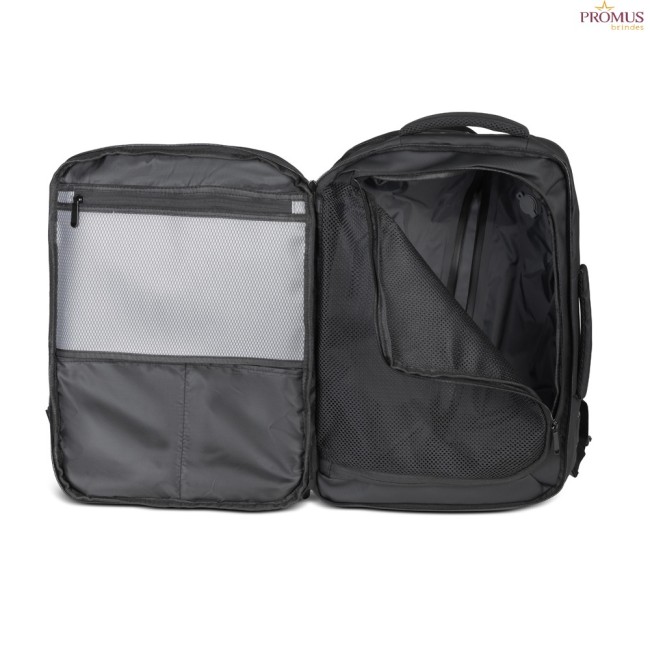 Mochila com Compartimento a Vácuo e Expansor Personalizada - H3668