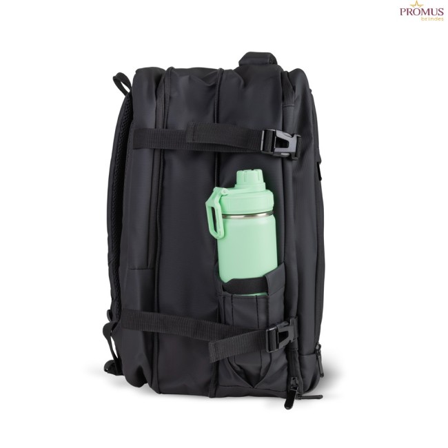 Mochila com Compartimento a Vácuo e Expansor Personalizada - H3668