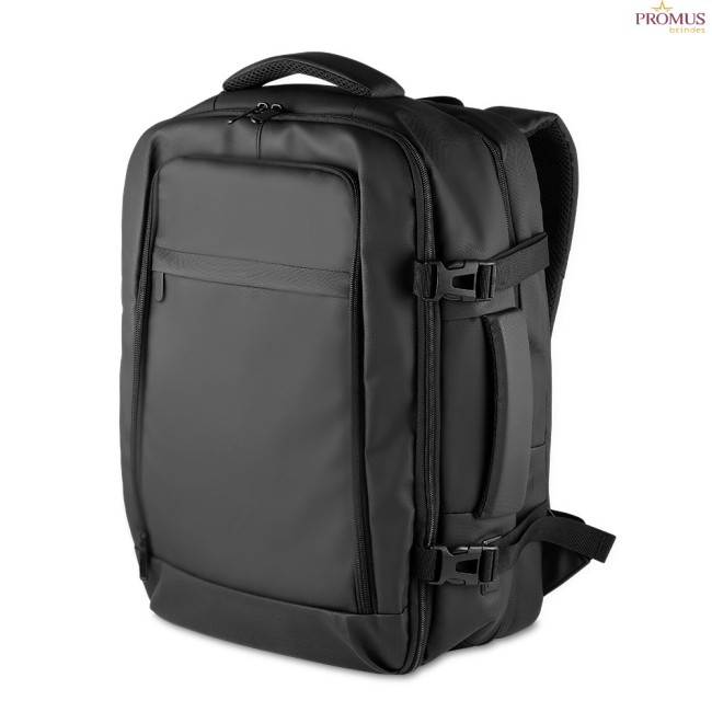 Mochila com Compartimento a Vácuo e Expansor Personalizada - H3668