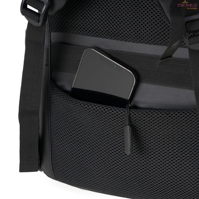 Mochila de Couro Sintético USB 20 Litros Personalizada - H3250