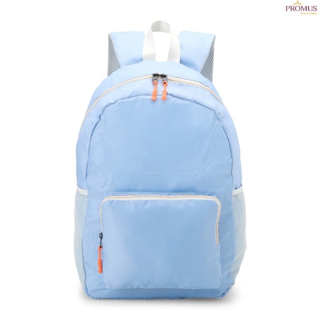 Mochila de Nylon Dobrável Personalizada - H3795