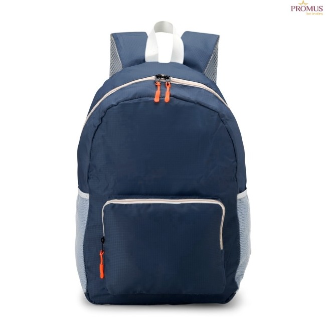 Mochila de Nylon Dobrável Personalizada - H3795