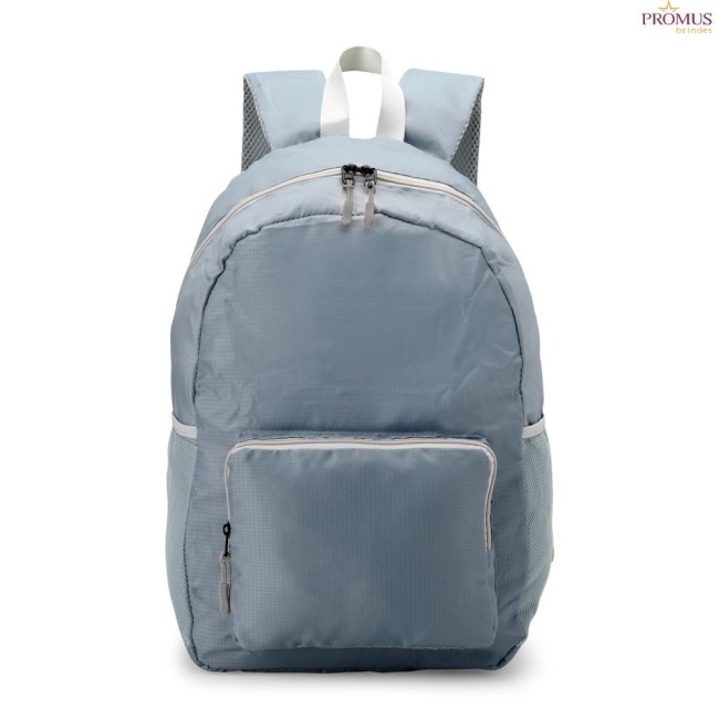 Mochila de Nylon Dobrável Personalizada - H3795