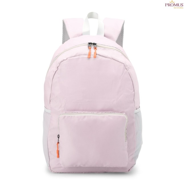 Mochila de Nylon Dobrável Personalizada - H3795
