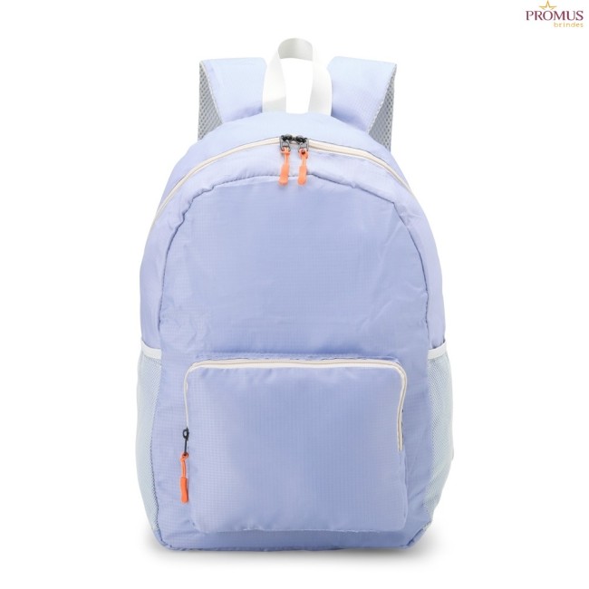 Mochila de Nylon Dobrável Personalizada - H3795