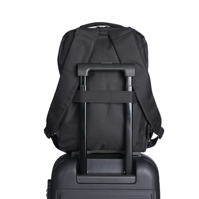 Mochila de Nylon USB 17L Promocional com Logo H2203