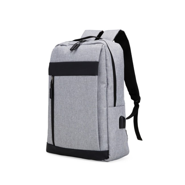 Mochila de Nylon USB 21L Promocional H2776
