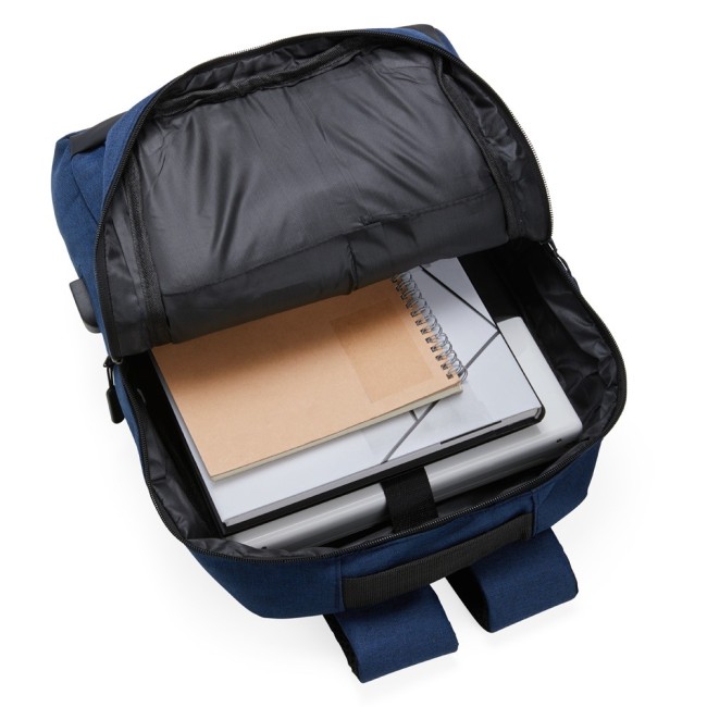 Mochila de Nylon USB 21L Promocional H2776