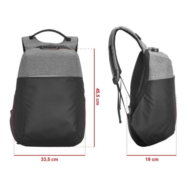 Mochila de Poliéster Anti-Furto com Segredo H2992