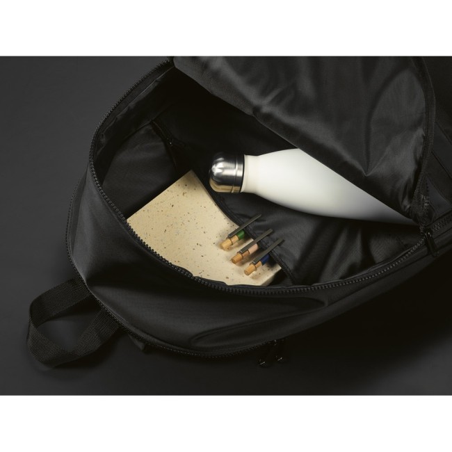 Mochila em 290T Poliéster Reciclado Personalizada para Brindes H920335