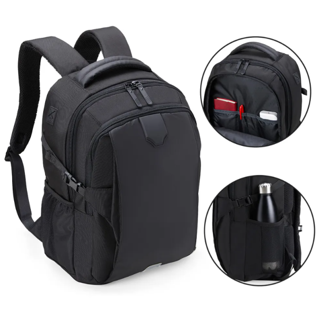 Mochila em Poliester/Pu Executiva 22L Personalizada H3110