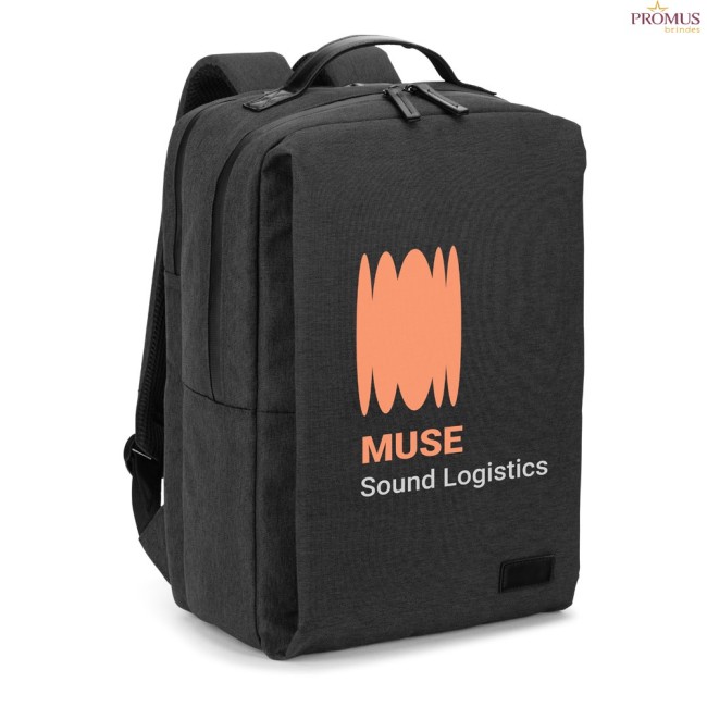 Mochila Executiva para Notebook 17.3" em Poliéster Reciclado 600D Personalizada H920542