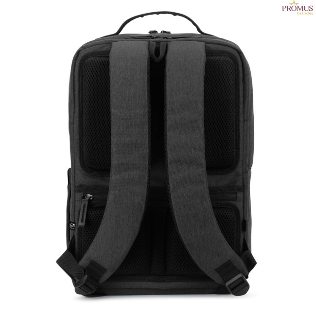 Mochila Executiva para Notebook 17.3" em Poliéster Reciclado 600D Personalizada H920542