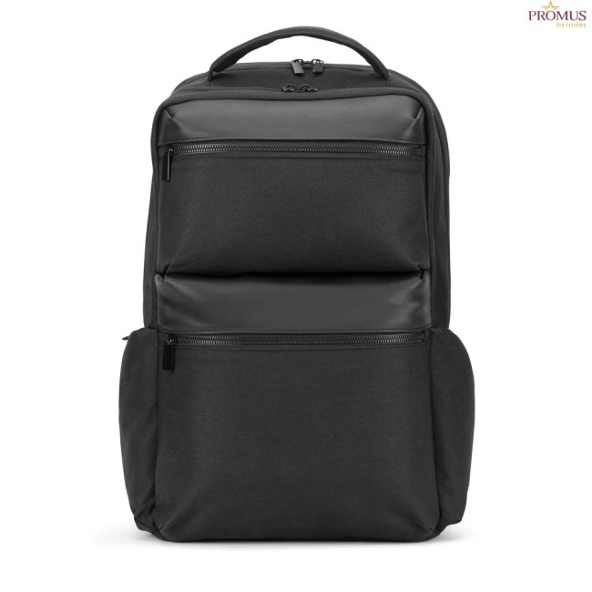 Mochila Executiva para Notebook 17.3" em Twill Reciclado Resistente à Água Personalizada H920541