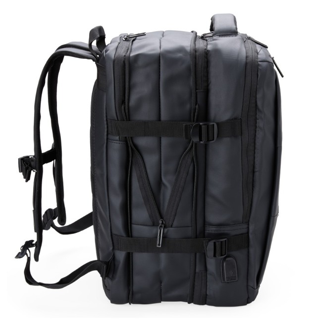 Mochila Expansível de Couro Sintético 36 Litros H2996