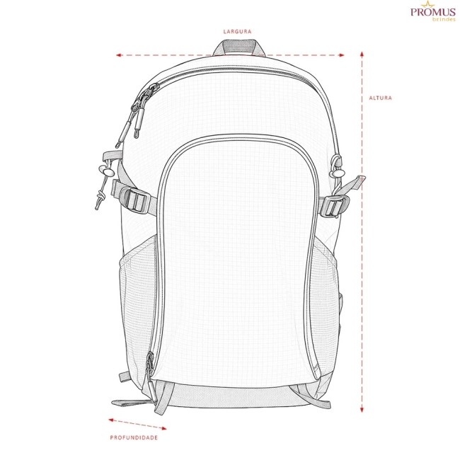 Mochila Oxford 17 Litros Personalizada - H3852