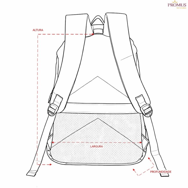 Mochila Oxford 23L Personalizada - H3482