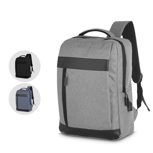 Mochila p/ notebook em tecido poliéster Personalizada H3129