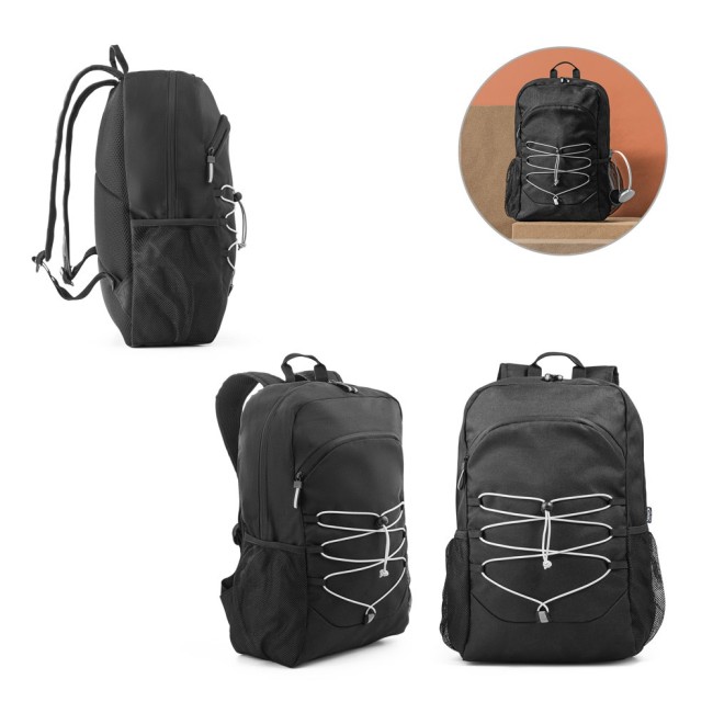 Mochila para Notebook em 300D Poliéster Reciclado e 600D Personalizada H920192