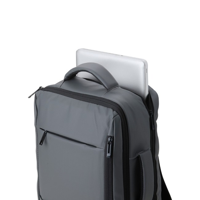 Mochila Personalizada em Couro Sintético USB 23 Litros H2884