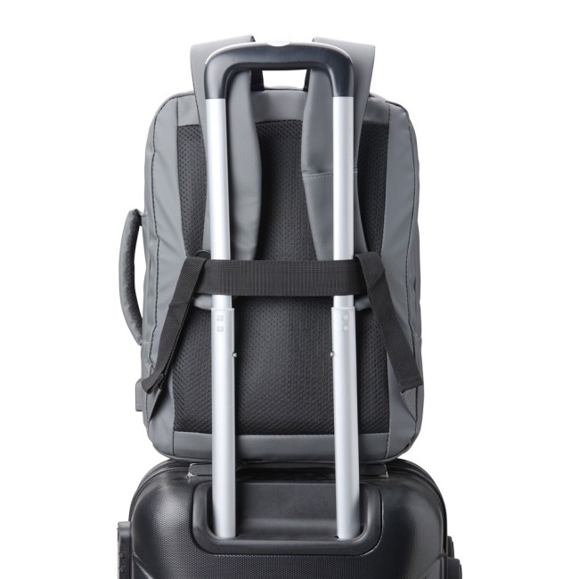 Mochila Personalizada em Couro Sintético USB 23 Litros H2884
