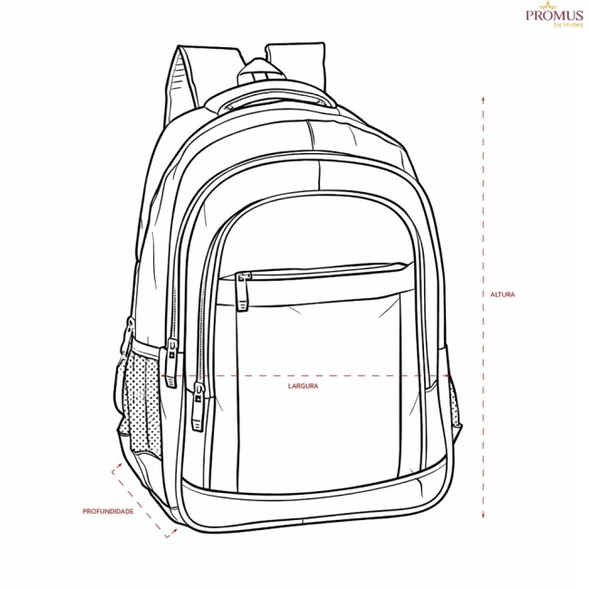 Mochila Poliéster 32L Personalizada - H3749