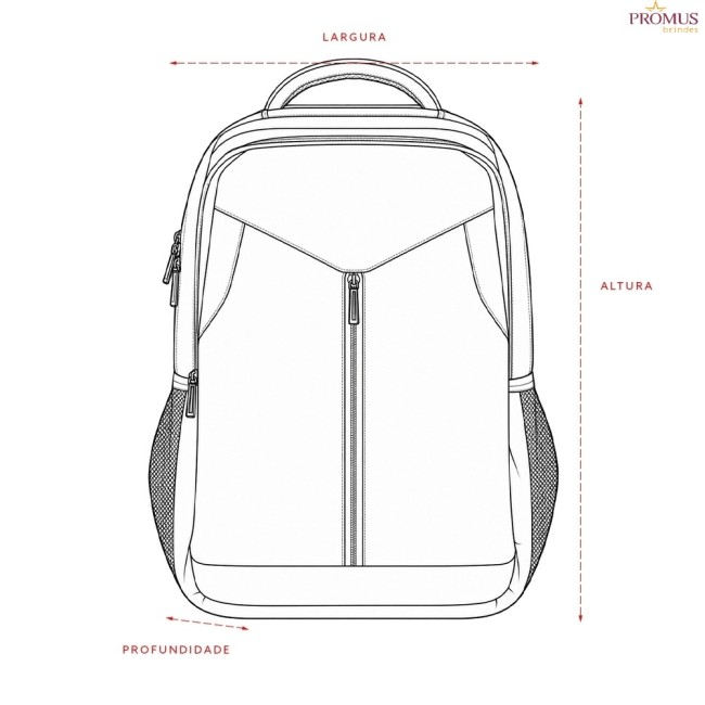 Mochila Pu 24L Personalizada - H3928