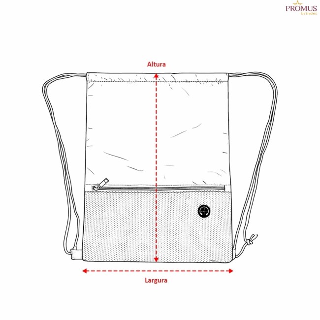 Mochila Saco Poliéster Personalizado - H3598