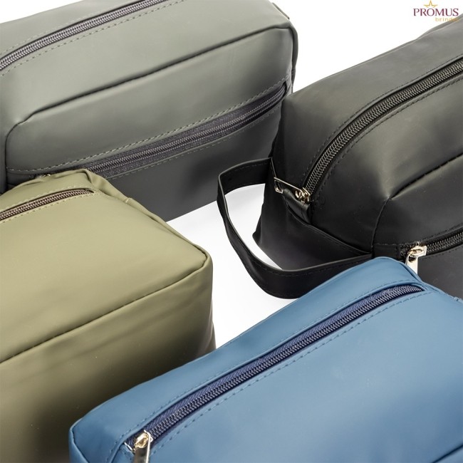 Necessaire de Couro Sintético Personalizada - H3361