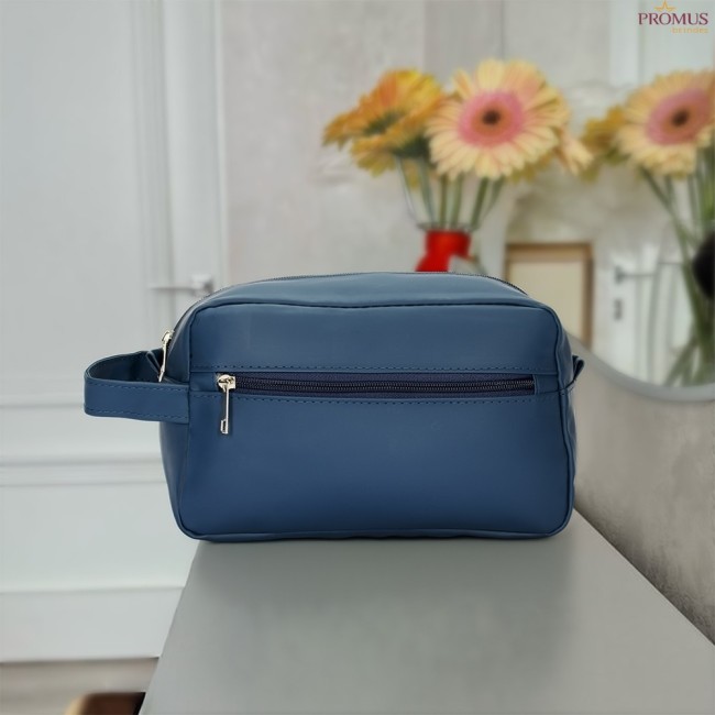 Necessaire de Couro Sintético Personalizada - H3361