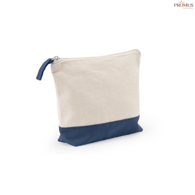Necessaire para Cosméticos 100% Algodão Bicolor Personalizada H920536