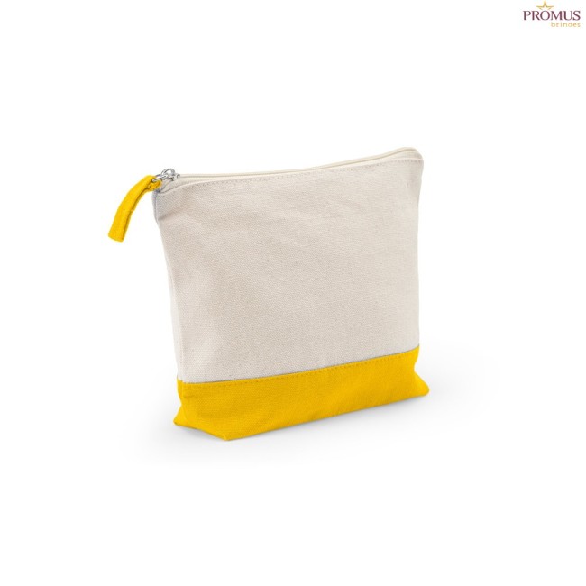 Necessaire para Cosméticos 100% Algodão Bicolor Personalizada H920536