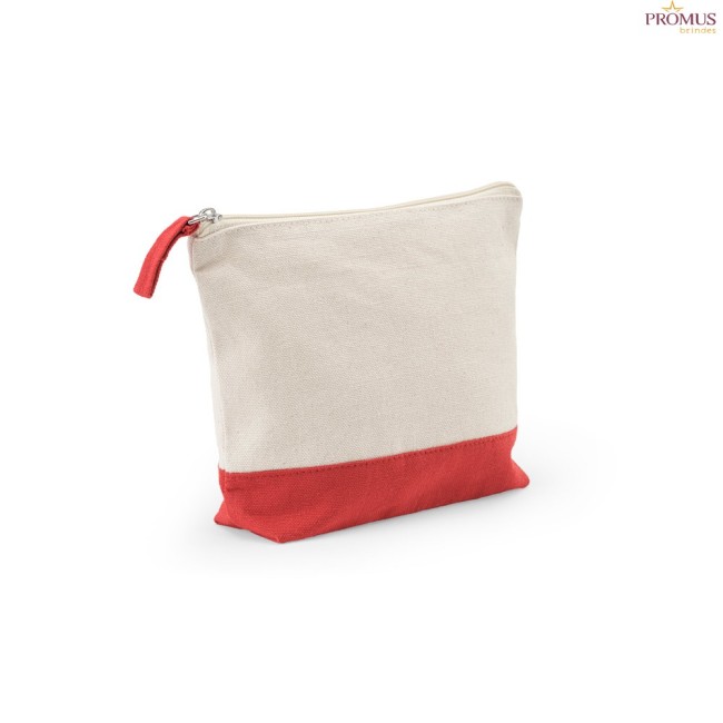Necessaire para Cosméticos 100% Algodão Bicolor Personalizada H920536