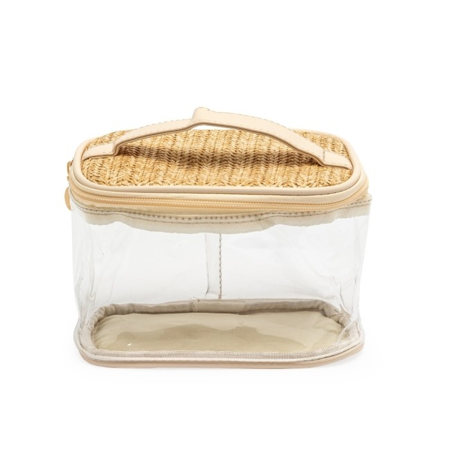 Necessaire PVC e palha Personalizada H2892
