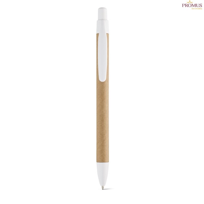 Pasta A4 Ecológica em Cartão Kraft Reciclado com Caneta Personalizada H920046