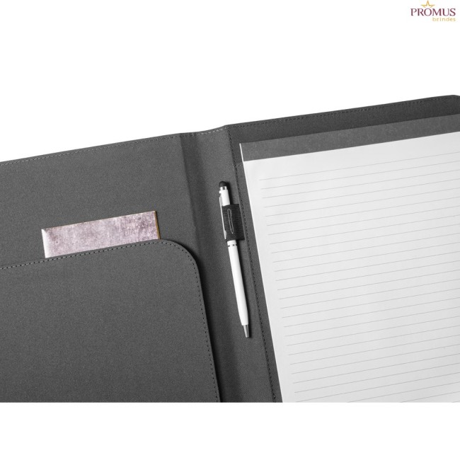 Pasta A4 em Poliéster Personalizada H530580