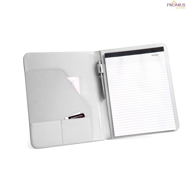 Pasta A4 Executiva em Couro Sintético e Poliéster 800D Personalizada H920040