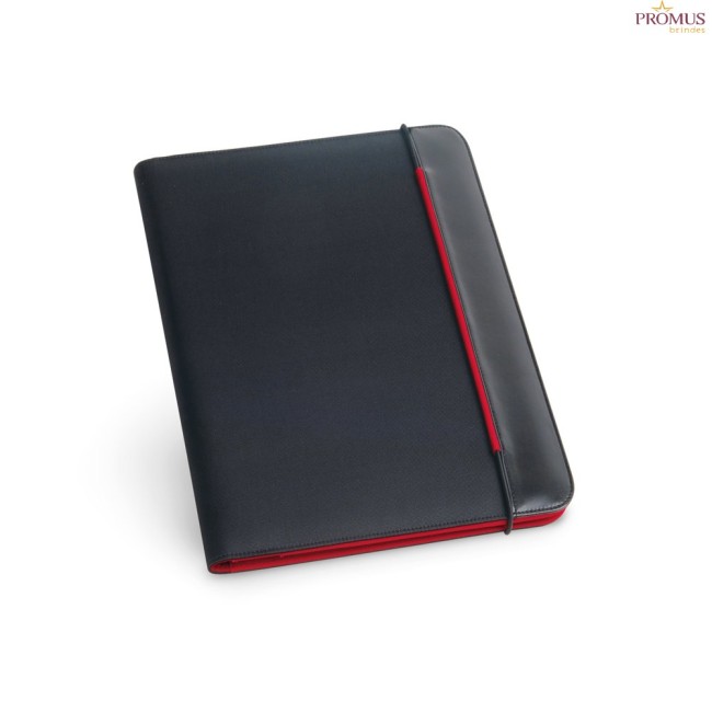 Pasta A4 Executiva em Couro Sintético e Poliéster 800D Personalizada H920040