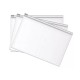 Pasta Zip Zap em PVC Cristal Transparente Promocional H2145