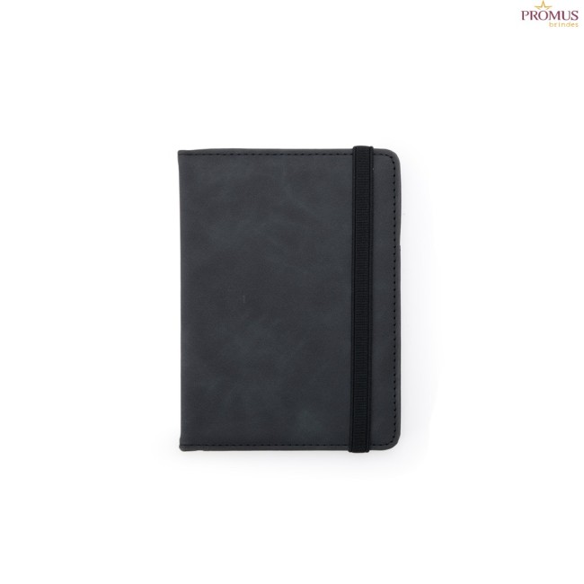 Porta passaporte em couro sintético Personalizado - H3504